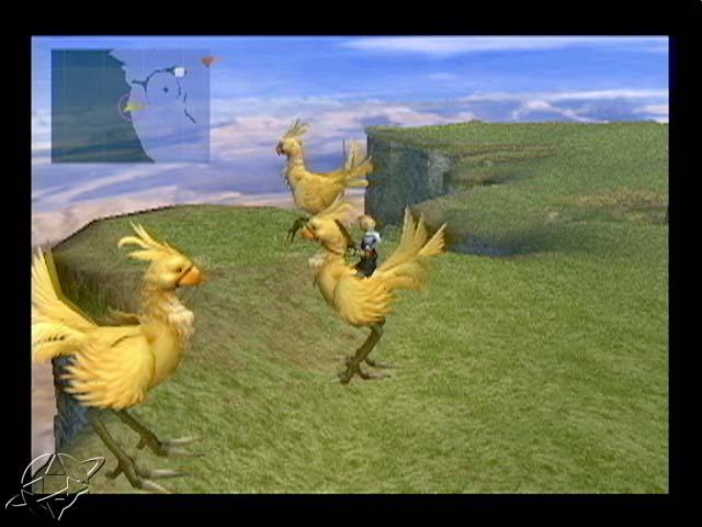 Tidus on a chocobo