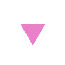 Pink Upside Down Triforce